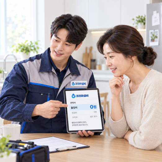 불필요한 출장비 없이 상담